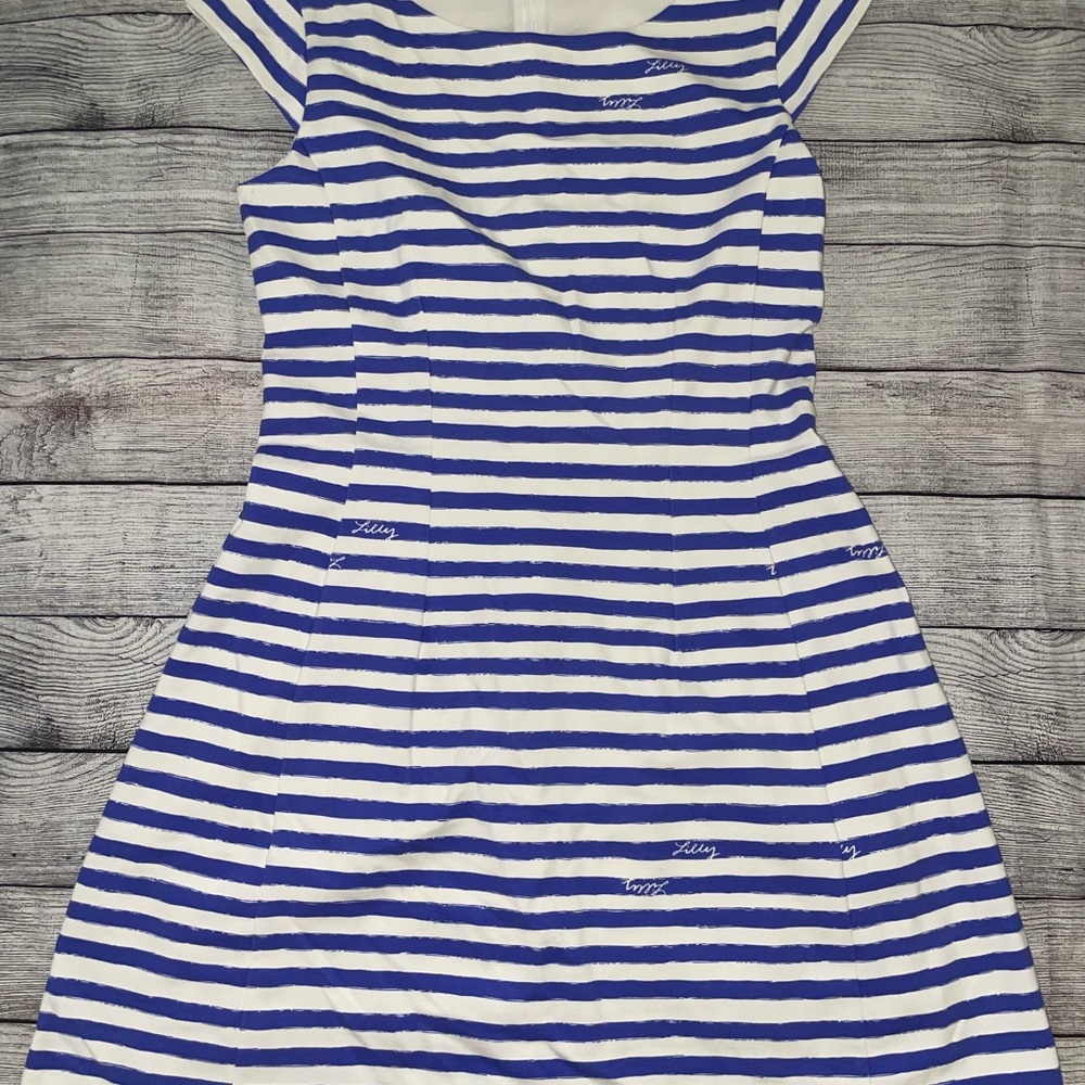 NEW Lilly Pulitzer Brielle Stripe Dress size Large
